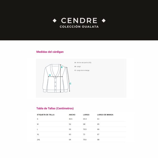 cardigan-cendre-medidas-cardigan OUALATA | Cendre