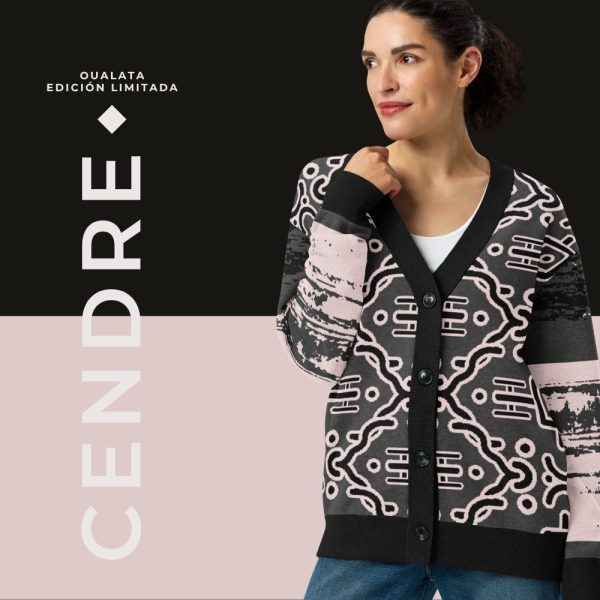 cardigan-cendre-mujer OUALATA | Cendre