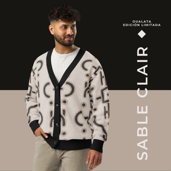 cardigan-sable-clair-1 OUALATA | Sable Clair