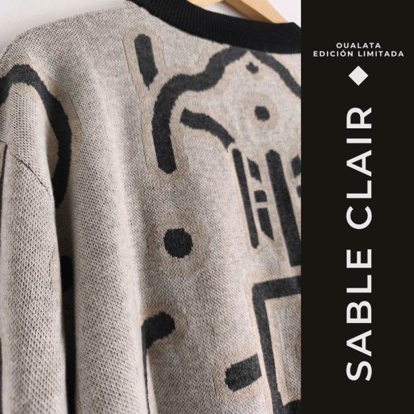 cardigan-sable-clair-5 OUALATA | Sable Clair